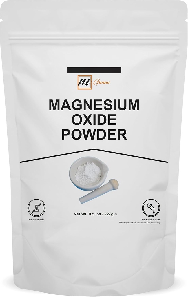 Reines Magnesiumoxidpulver für Gesundheit und Schönheit 0,5 lbs / 227 GMS