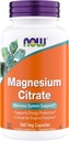 Jetzt Ergänzungen, Magnesium Citrat, Enzyme Funktion*, Nervous System Support*, Critical for Enzyme Function*, Glutenfrei, Vegan, Kosher, Non-GMO 360 Vegetarische Kapseln