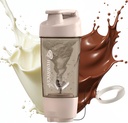 Hurricup 22 Oz Protein Shaker Bottle für Proteinmischungen, BPA Freie Protein Shaker Cups für Protein Shakes, Whey Powder Smoothie Cup für Preworkout Mixer Bottle, Gym Zubehör für Damen und Herren, Grau