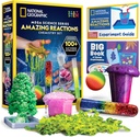 National Geographic Amazing Chemistry Set - Chemie-Kit mit 45 Wissenschafts-Experimenten einschließlich Crystal Growing und Reactions, Science Kit für Kinder, STEM-Geschenk für Jungen und Mädchen (ausschließlich)