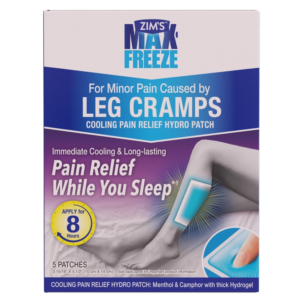 Zims Max Freeze Leg Cramp Patch, 5 Zähler