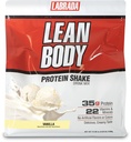 Lean Body All-in-One Vanilla Protein Shake. 35g Protein, Whey Blend, 7g Gesunde Fette & Fiber, 22 Vitamine und Mineralien, keine künstlichen Farben, Glutenfrei, (4.6lb) Verpackung Mai Vary