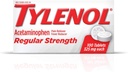 Tylenol Regular Strength Tablets mit 325 mg Acetaminophen, Fever Reducer & Pain Reliever for Headache, Back Ache, Muscle Pain & Menstrual Cramps, 2 Pack