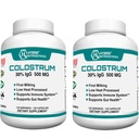 Hybrid Nutraceuticals Bovine Colostrum Supplement - Muskelaufbau - Immununterstützung - Leistungsstarke Verdauung - Lactoferrin Ergänzung (240 Colostrum Kapseln - 500mg - 30% IgG) (2)