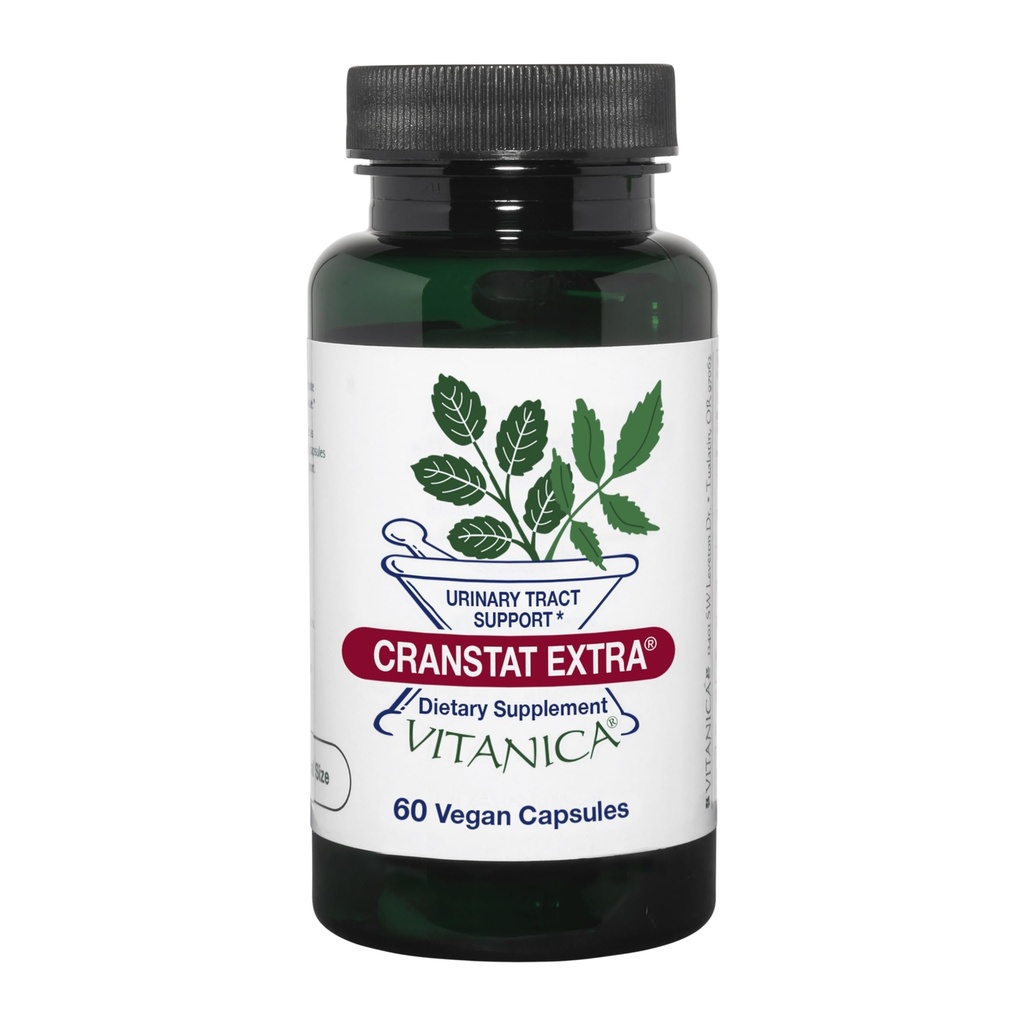 Vitanica Cranstat Extra, Urinary Tract Support, Vegan, 60 Kapseln