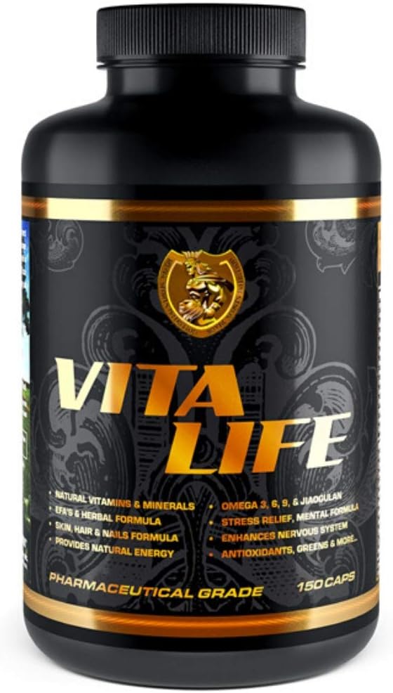 RSN | Vita Life | Complete Multivitamin & Mineral + COQ-10 | EFA | Veggies & Herbs Blend | 150 Kapseln