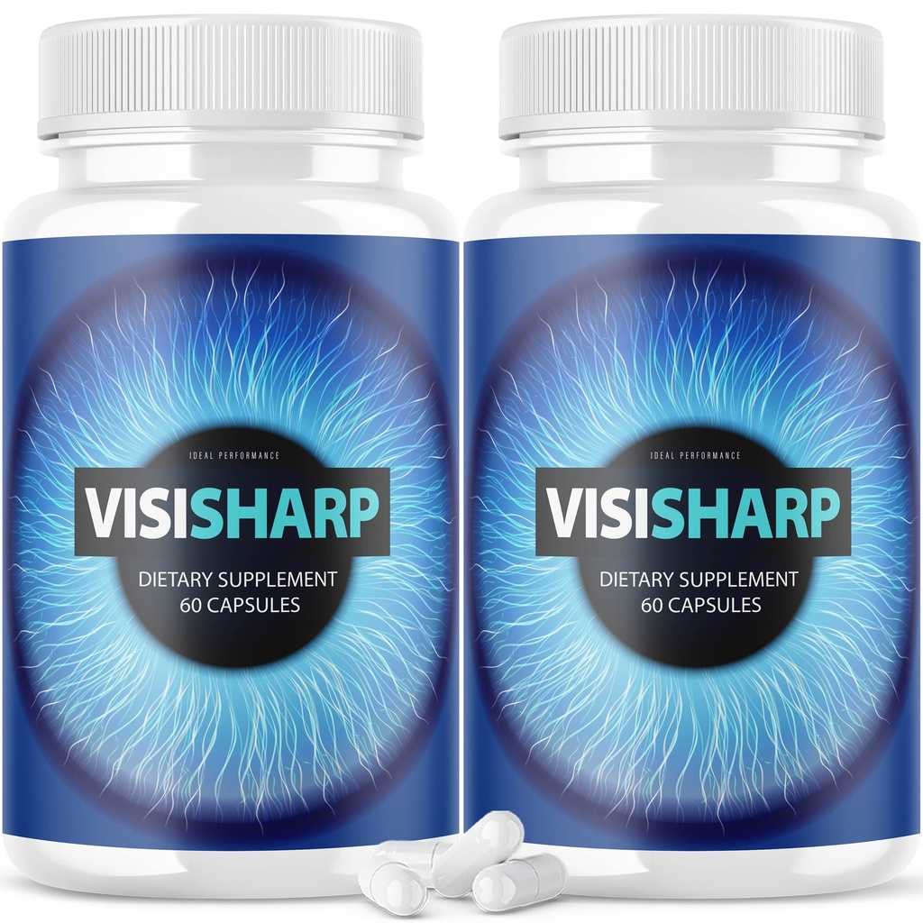 (2 Pack) Visisharp Advanced Eye Health Formula für Augen Pillen Visi Sharp Supplement (120 Kapseln)