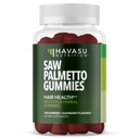 Saw Palmetto für Herren Gummies - DHT Blocker Supplement für Haargesundheit und männlich gemusterte Balding - 120 Count - Unterstützt Kopfhaut und Prostata Wellness - Himbeere Geschmack - Vegan, Non-GMO, 2 Monate Versorgung