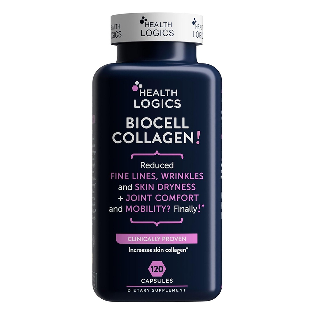 Health Logics BioCell Collagen Gelenk und Hautpflege 120 Kapseln