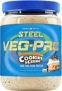 Stahlergänzungsmittel Veg-PRO | Vegan Protein Pulver, Peanut Butter Cookies & Creme | 25 Portionen (1.93lbs) | Vegan Protein Pulver mit BCAA Aminosäure | Non Dairy | Low Carb Formel