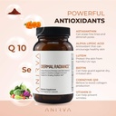 Hautergänzung mit Antioxidantien, Nahrungs- und Schönheitsergänzungsmittel mit Multivitaminen für glättende Haut, Anti-Aging-Vitamine Dermale Strahlung