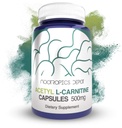 Nootropics Depot Acetyl L-Carnitin Kapseln | 500mg | 90 Count | HCL Form | Energieergänzung | Unterstützt Mitochondriale Funktion | ALCAR HCL