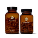 Moon Juice 1 SuperYou & 1 SuperHair | SuperYou Adaptogen Ergänzung für Calm & SuperHair Multivitamin Ergänzung für gesünder, Thicker Haare | Gesamte Haargesundheit verbessern