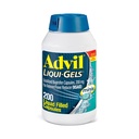 Advil Liqui-Gels minis Pain Reliever und Fever Reducer, Schmerzmedizin für Erwachsene mit Ibuprofen 200mg für Schmerzlinderung - 200 flüssige gefüllte Kapseln