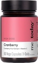 mich heute Cranberry 30.000mg mit Vitamin C – Urinary Tract Health Support, Immune Boost, Vegan Supplement– High Potency Cranberry Pills für Frauen und Männer, 60 Servietten