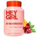 D Mannose Kapseln - Fast-Acting UTI Supplement - Saubere & Flush Verunreinigungen - mit natürlichen D-Mannose Pulver, Cranberry, Hibiscus & Dandelion - Alternative zu Cranberry für Damen, 60 Kapseln