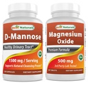 Best Naturals D-Mannose 1500 mg & Magnesiumoxid 500 mg