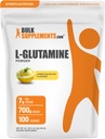 BulkSupplements.com L-Glutamin-Pulver - Glutamin-Ergänzung, Aminosäure-Ergänzung - Zitrone italienischer Eisschlamm, 7g pro Servierung, 700g (1,5 lbs) (Pack von 1)
