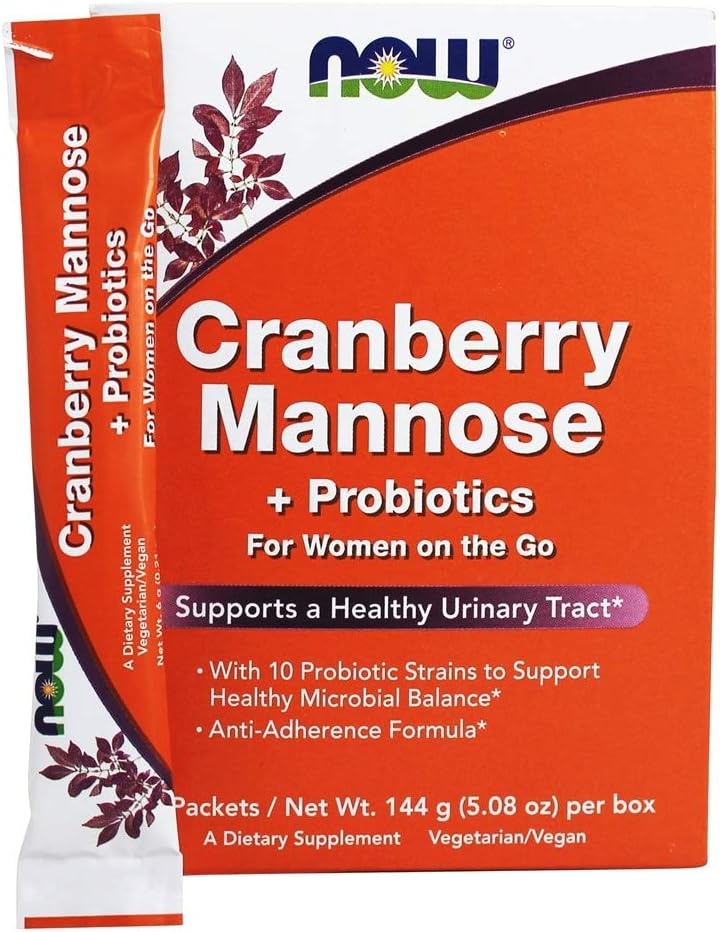 Jetzt Lebensmittel Mannose Probiotic Cranberry, 24 CT