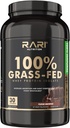 Whey Protein Isolate Powder - 100% Gras Fed, 20g Protein, 5g BCAAs, 20 Portionen, Fudge Brownie Flavor