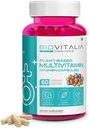 Biovitalia Multivitamin Kapsel für Frauen | Nahrungsergänzung | Unterstützt Immunsystem| Energie Booster & unterstützt Knochengesundheit | Glutenfrei - 60 Vegan Kapseln