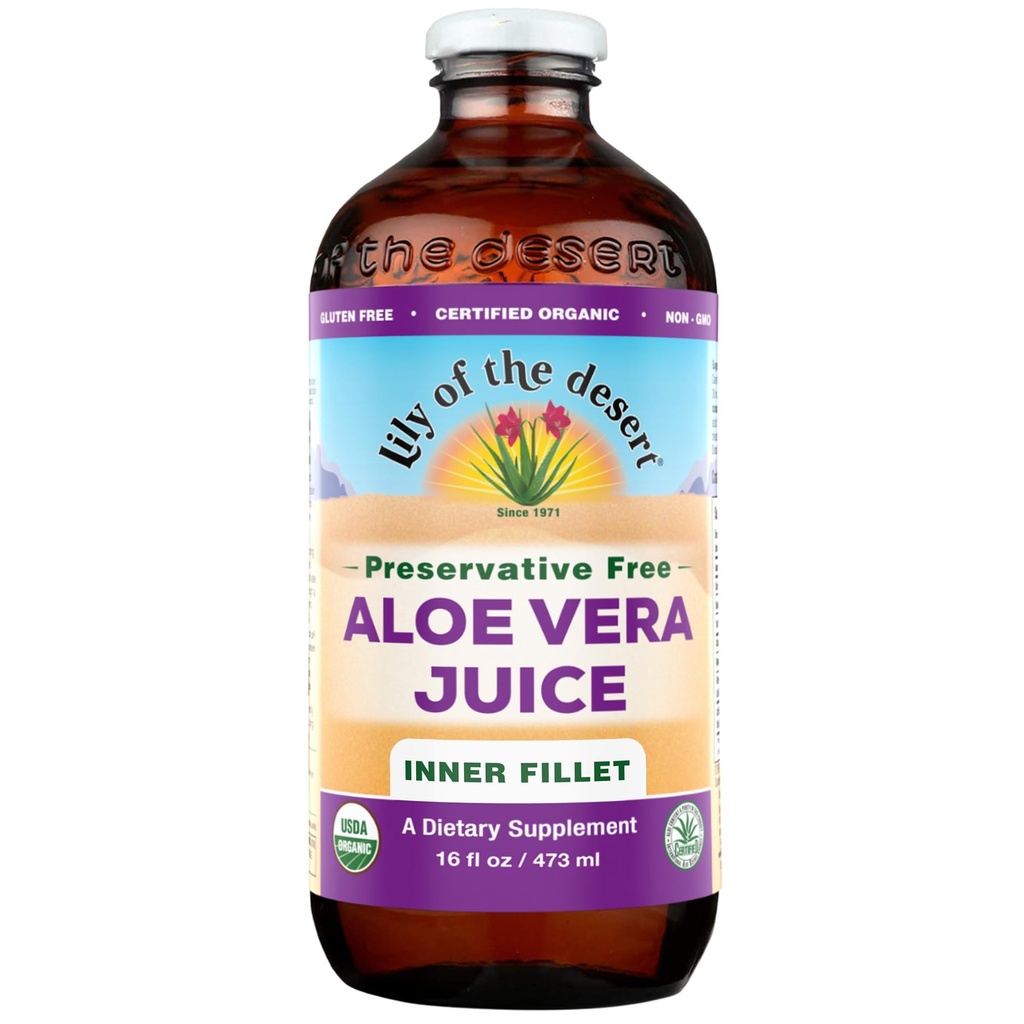 Lily Of The Desert Aloe Vera Juice, Konservierungsmittelfrei, Inner Fillet, 16 Fl oz