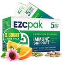 EZC Pak 5-Day Tapered Immun Support Booster - Vitamin Immun Support Supplement, Echinacea, Zink Vitamin C, Immun Boosters für Erwachsene - Immununterstützung Vitamine (Pack von 2)