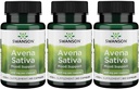 Swanson Full Spectrum Avena Sativa (Green Oat Grass) - Kräuterergänzung Förderung Nervous System Gesundheit - Natürliche Formel Unterstützung Gesamt Wellness - (60 Kapseln, 400mg Jeder) 3 Pack