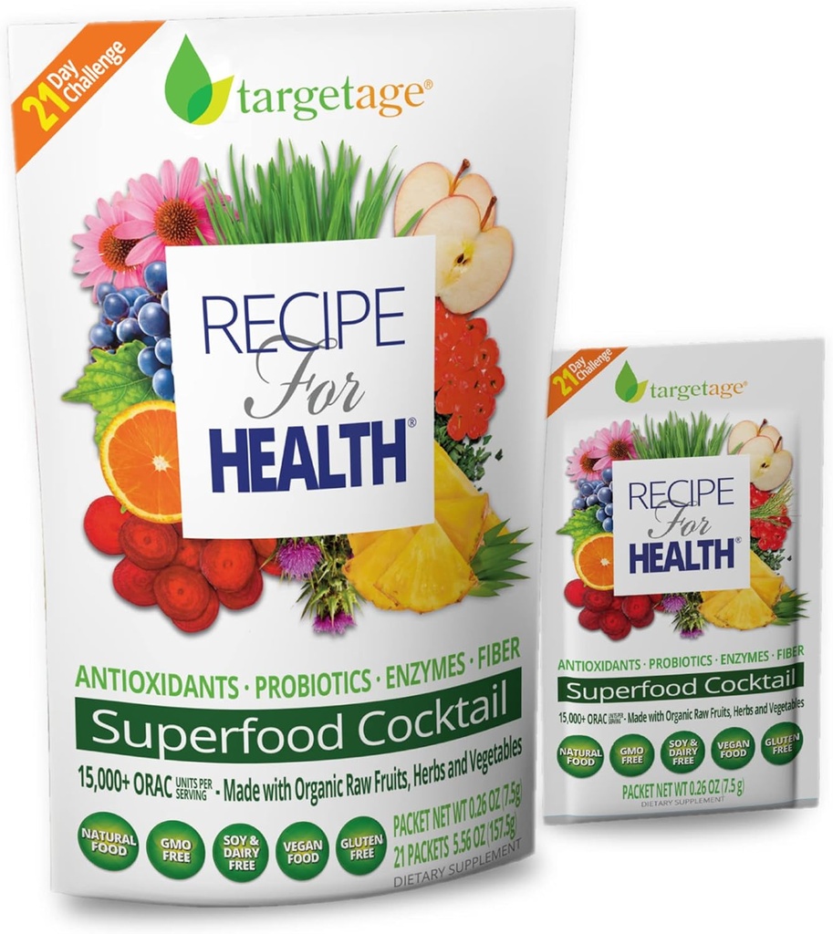 Targetage® von Maison Beljanski® - Rezept für Health® Vegan Supplement - Superfood Detox Immununterstützung - 5.46 Oz