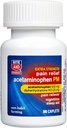 Rite Aid Extra Strength PM Schmerzlinderung Caplets, 500mg Acetaminophen / 25mg Diphenhydramine - 50 Count | Nighttime PM Schmerzlinderung + Schlafhilfe | Gemeinsame Schmerzlinderung | Menstrual Pain Relief + PMS Relief