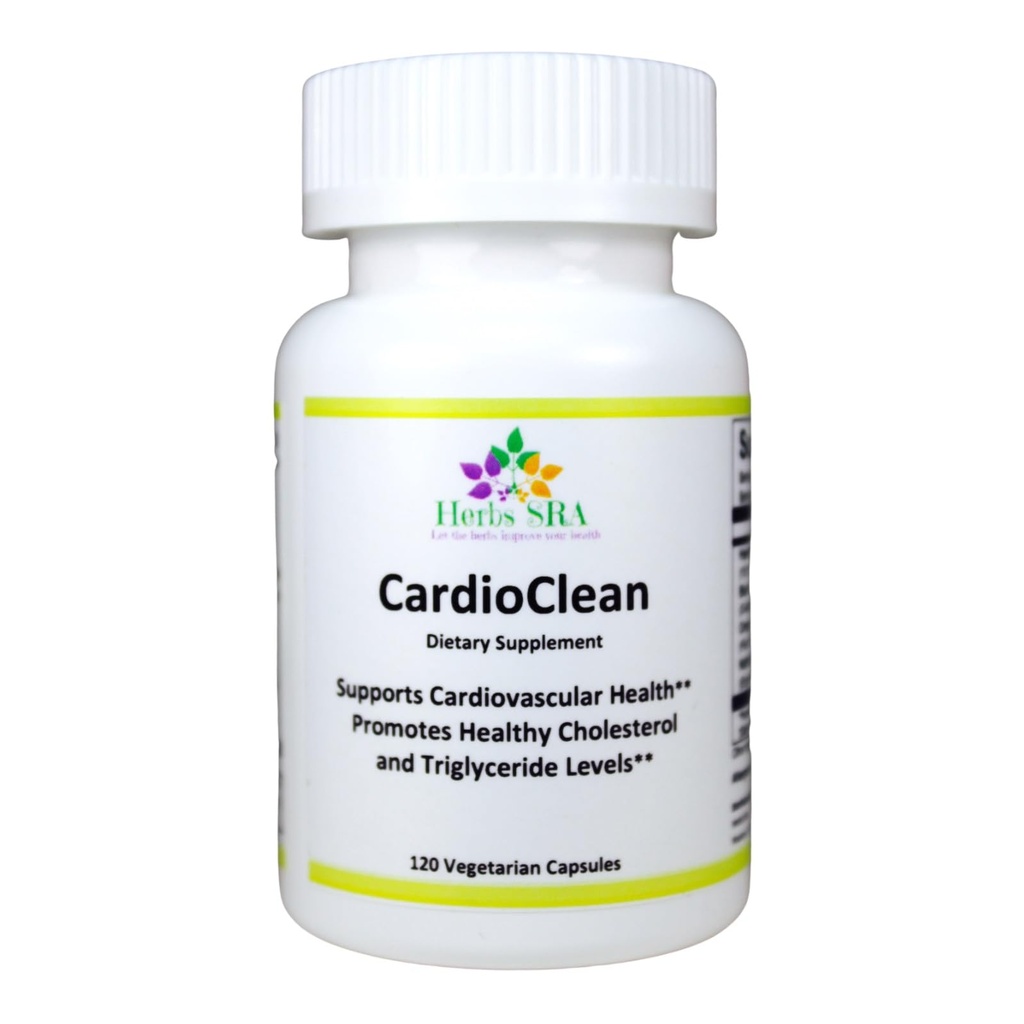 CARDIOCLEAN Advanced Herz-Kreislauf-Ergänzung - Unterstützt Herzfunktion, Gesunde Cholesterin & Triglycerid Levels, verbessert die Blutflusszirkulation