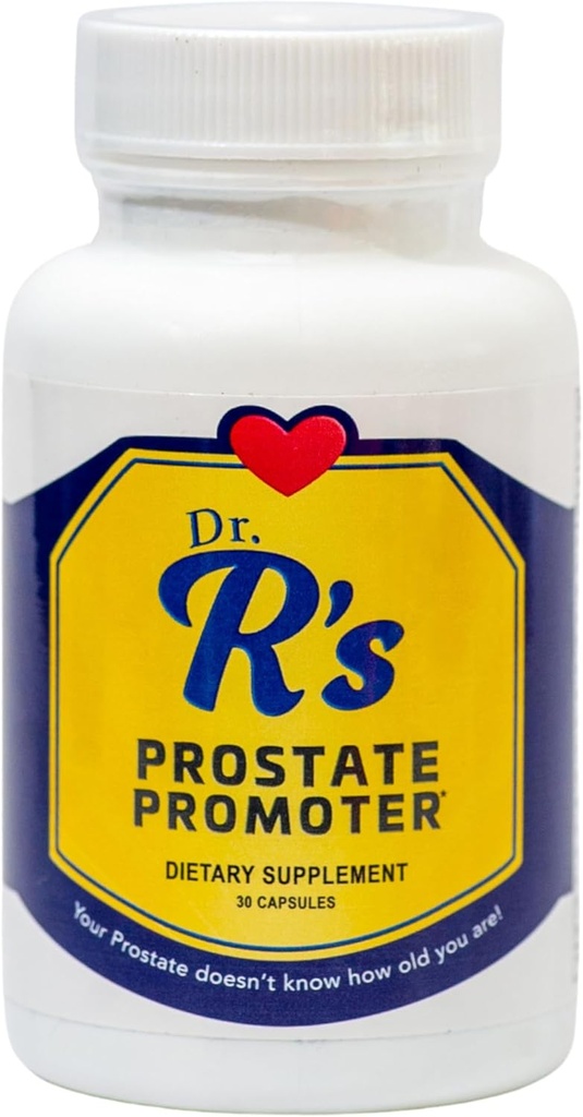 Dr. R's Prostate Promoter Saw Palmetto, Green Tea, Turmeric, Lycopene, I3C, Quercetin, Sulforaphane, Knoblauch, Rosmarin, Resveratrol, Bromelain 5mg - Prostata Supplements für Herren Made in USA, 30 Caps