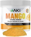 AKI Mango-Extrakt-Pulver (6.34oz/180g) - Vitamin C und andere Nährstoffe - Getrocknetes Mango, Ideal als Booster-Ergänzung für Proteinglätter, Sorbet-Saison, Saft, Popsicles & Ice Cream