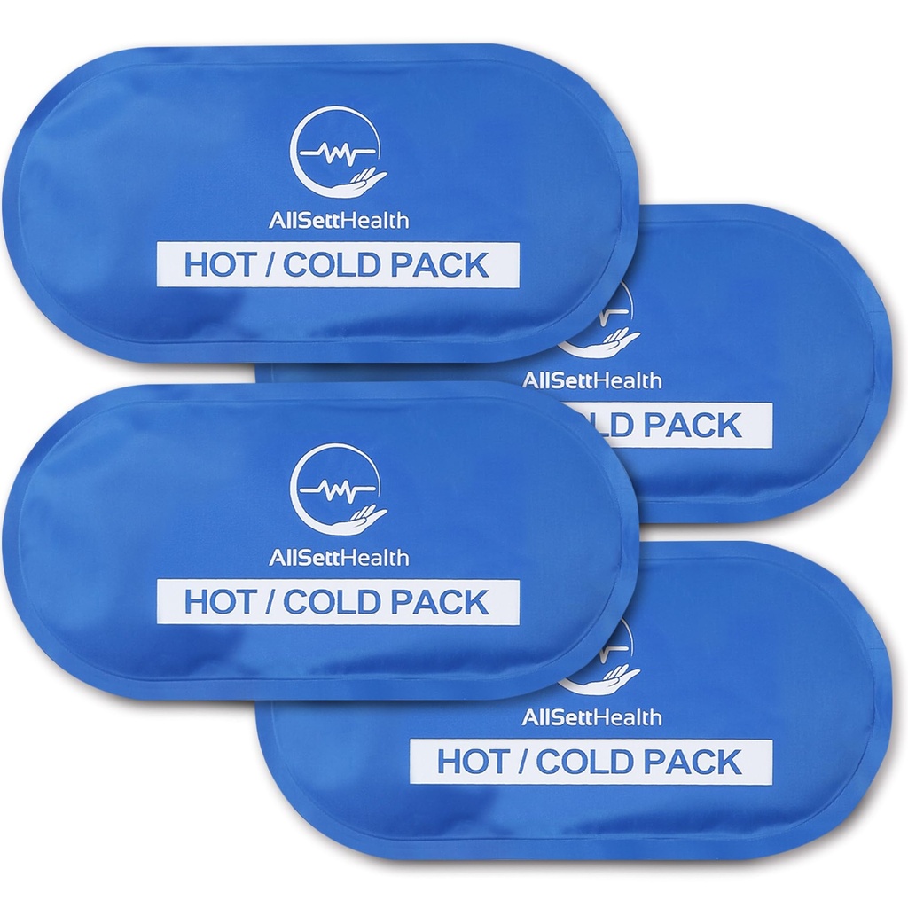Wiederverwendbare Heiß- und Kaltgeleis-Packs für Verletzungen | Kaltkompressen, Ice Pack, Gel Ice Packs, Cold Packs für Verletzungen,10,5 x 5 Zoll (4 Pack)