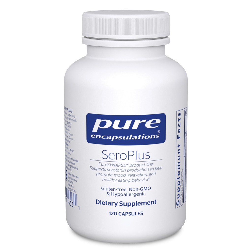 Pure Encapsulations SeroPlus | Hypoallergene Serotonin-Unterstützung zur Unterstützung von Moderate Occasional Stress | 120 Kapseln