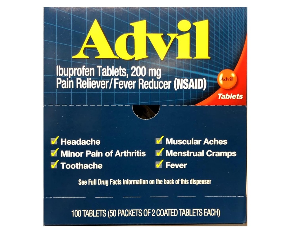 Advil Pain Reliever/Fever Reducer beschichtet Tablet Refill