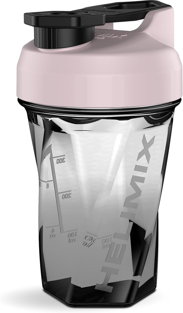 HELIMIX 1.5 Vortex Blender Shaker Bottle hält bis zu 20oz | Kein Blending Ball oder Whisk | USA Made | Portable Pre Workout Whey Protein Drink Shaker Cup | Mixes Cocktails Glatteies Shakes | Top Rack Safe