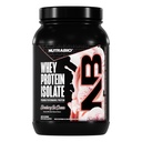 NutraBio 100% Whey Protein Isolate Protein Powder, 25g Protein mit vollständigem Aminosäureprofil, Non-GMO, Soy & Glutenfrei, Low Carb, Low Calorie Whey Protein Powder, Erdbeere Ice Cream, 2 Lbs