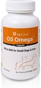 VetOne O3 Omega Soft Gel für Katzen & Small Dogs - Essential Fatty Acid Support - Skin & Coat Supplement - 60 Kapseln