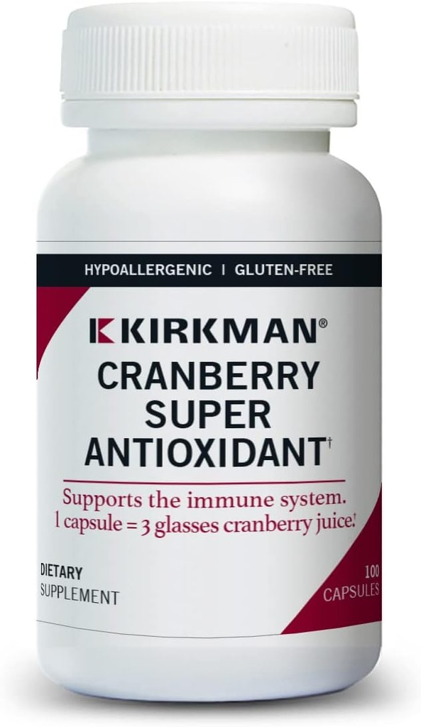 Cranberry Super Antioxidant, 100 Kapseln, Kirkman Labs