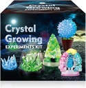 UNGLINGA Kristall Wachsende Experiment Science Kits für Kinder, S.T.E.M Projekte Lernen Bildung Spielzeug Geschenke Idee für Jungen Mädchen, wachsen 5 Vibrant Kristalle Making Kit