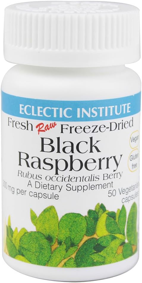 Eclectic Institute Black Raspberry - 300 mg - 50 Vegetarische Kapseln