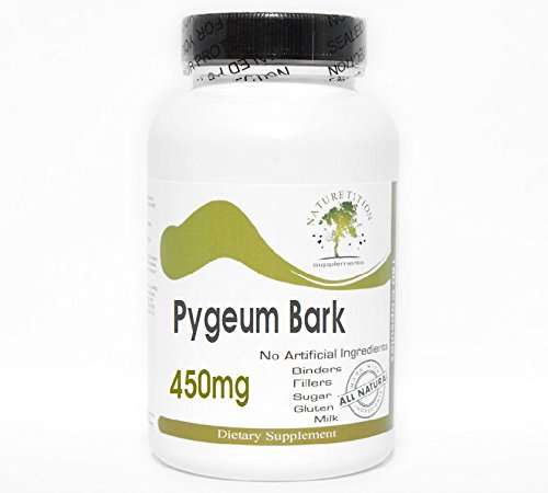 Pygeum Bark 450mg ~ 200 Kapseln - Keine Zusatzstoffe ~ Naturetition Supplements