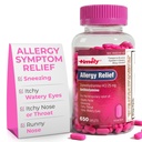 Timely Allergy Relief Diphenhydramine HCl 25 mg - 650 Caplets - Im Vergleich zu Benadryl Allergy Ultratab - Antihistamin - Allergiemedikation - Runny Nose Relief für Erwachsene - Watery Eyes Treatment