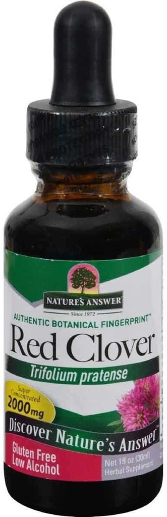 Natur Antwort Roter Klee Blumen Tops, 1-Fluid Unzen | Natürliche Stimmung Unterstützung | Hormon Balance für Frauen | Menopausal Unterstützung