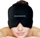 360°Migraine Kopfschmerzen Relief Cap, Cooling Gel Hut Kopfpackung für Migräne, Spannung, Stress & Hangover, heiße und kalte Therapie, beruhigende Kopfschmerzen Hut