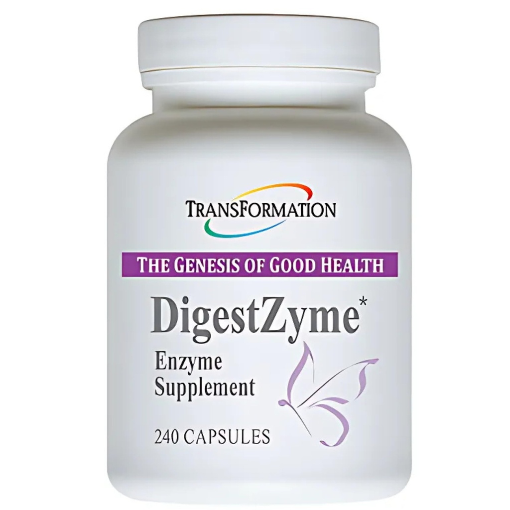 TRANSFORMATION THE GENESIS of GOOD HEALTH Enzymes Natural DigestZyme Supplement Formel für allgemeine Gesundheit, Nährstoffaufnahme, Unterstützung Verdauung während Schwangerschaft & Lactation, Kinder Verdauung