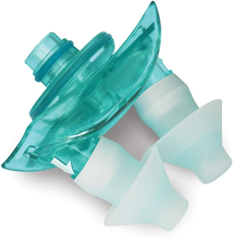 Navage Nasal Dock-Nose Kissen Combo: Teal Nasal Dock und Standard Nase Kissen