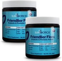 SUNBIOTICS Friendlier Flora - Präbiotisches und probiotisches Pulver für Frauen & Männer mit 20 Milliarden CFUs von 4 probiotischen Strainen für Gut Flora, Immunsystem & Balanced Microbiome - Vanille, (Pack von 2)