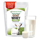 Z Natural Foods Goat Whey Protein Pulver Konzentrat - Ungesättigt, Unflavored, Weide Raised Whey - Sauberes Ziegenproteinpulver mit Vitalproteinen für Gewichtsmanagement, Immununterstützung, Fitness, 1 lb